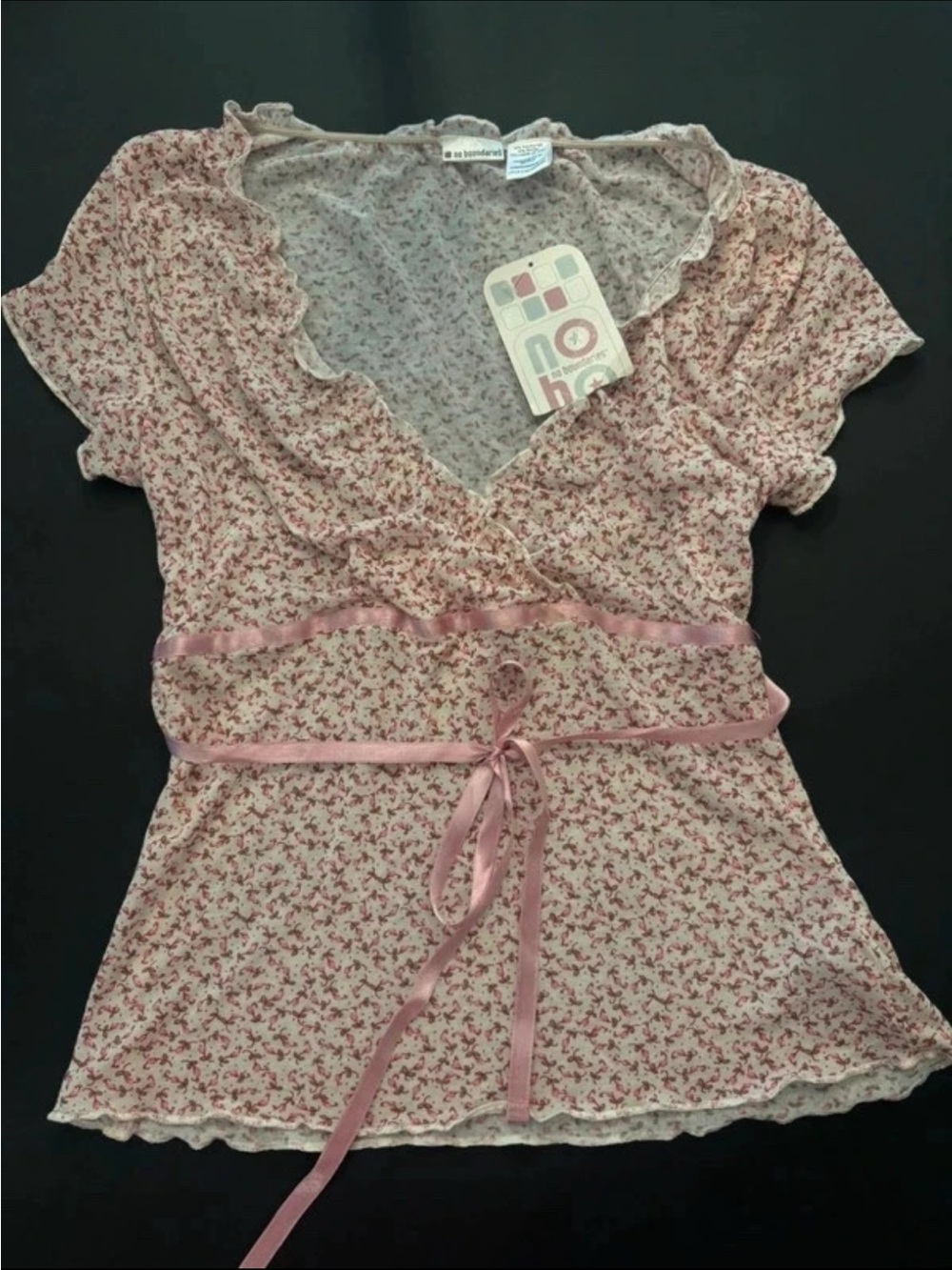 Babydoll Bella swan y2k top no boundaries size medium juniors